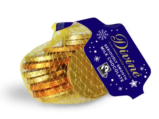 Milk chocolate coins