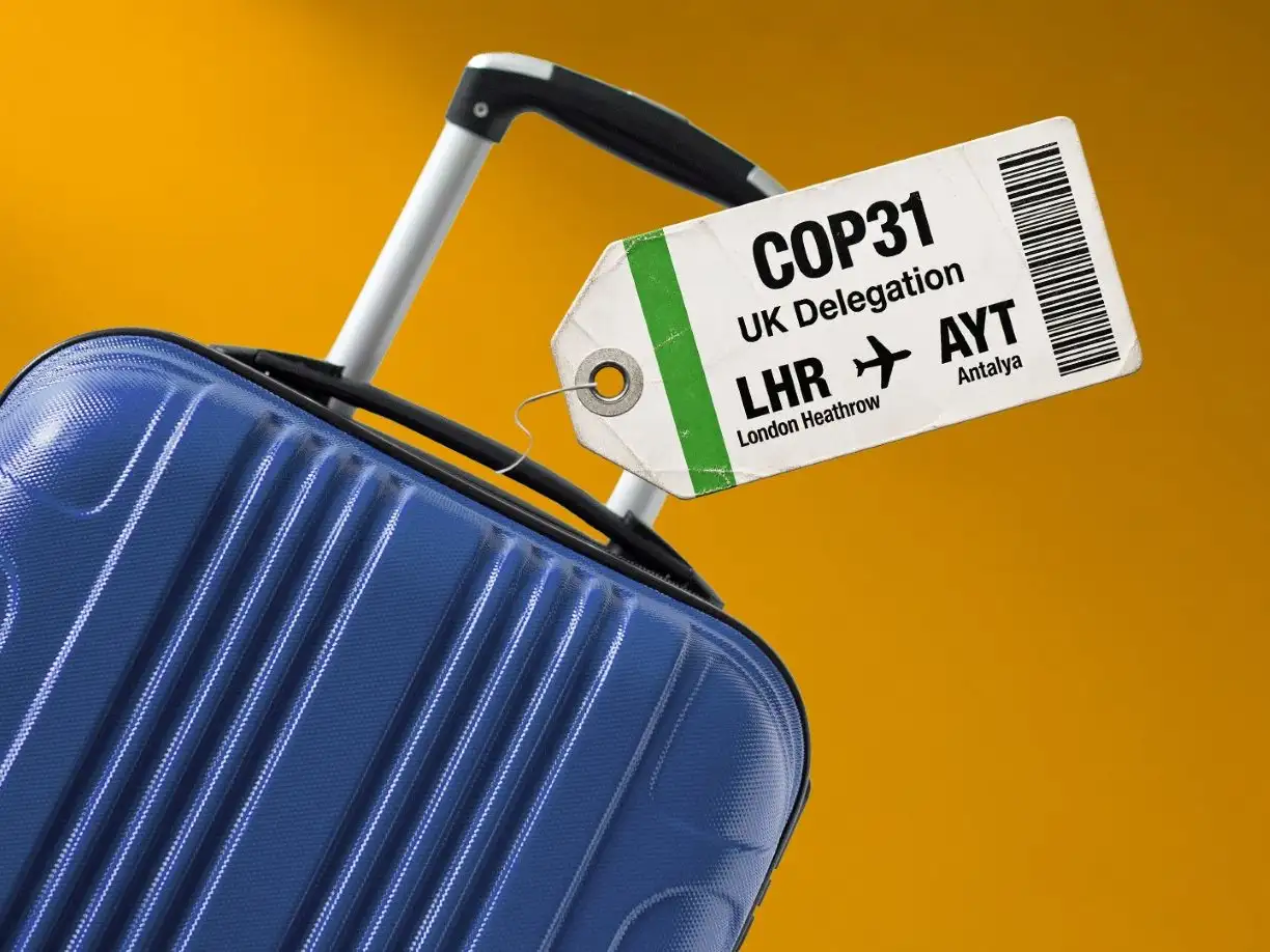 COP31 suitcase