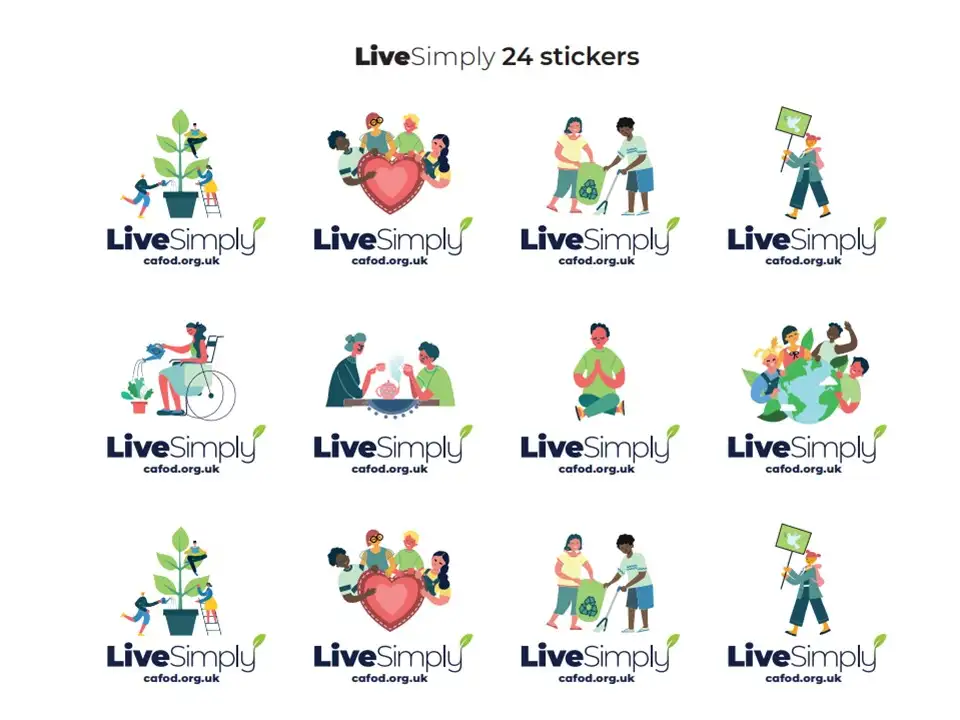 Order free LiveSimply stickers