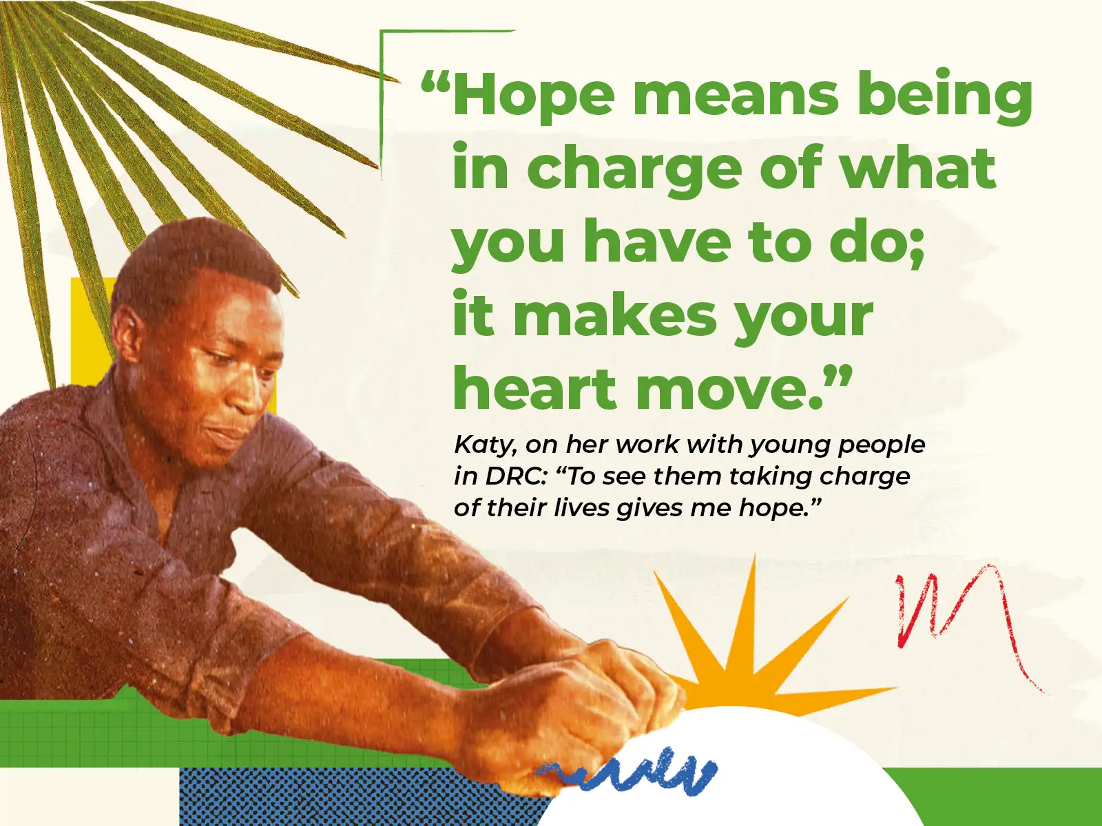 From Katy in DRC, on her work with young people