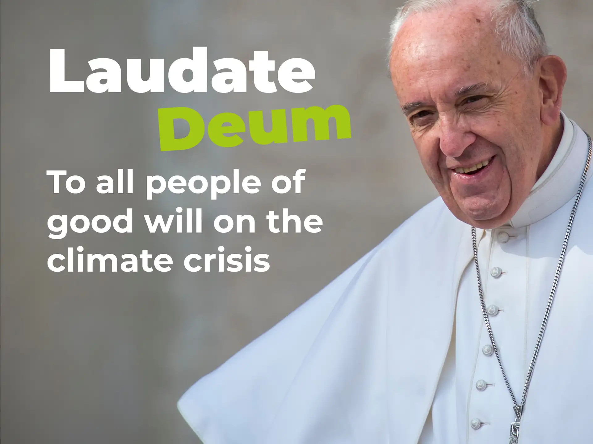 Pope Francis- Laudate Deum