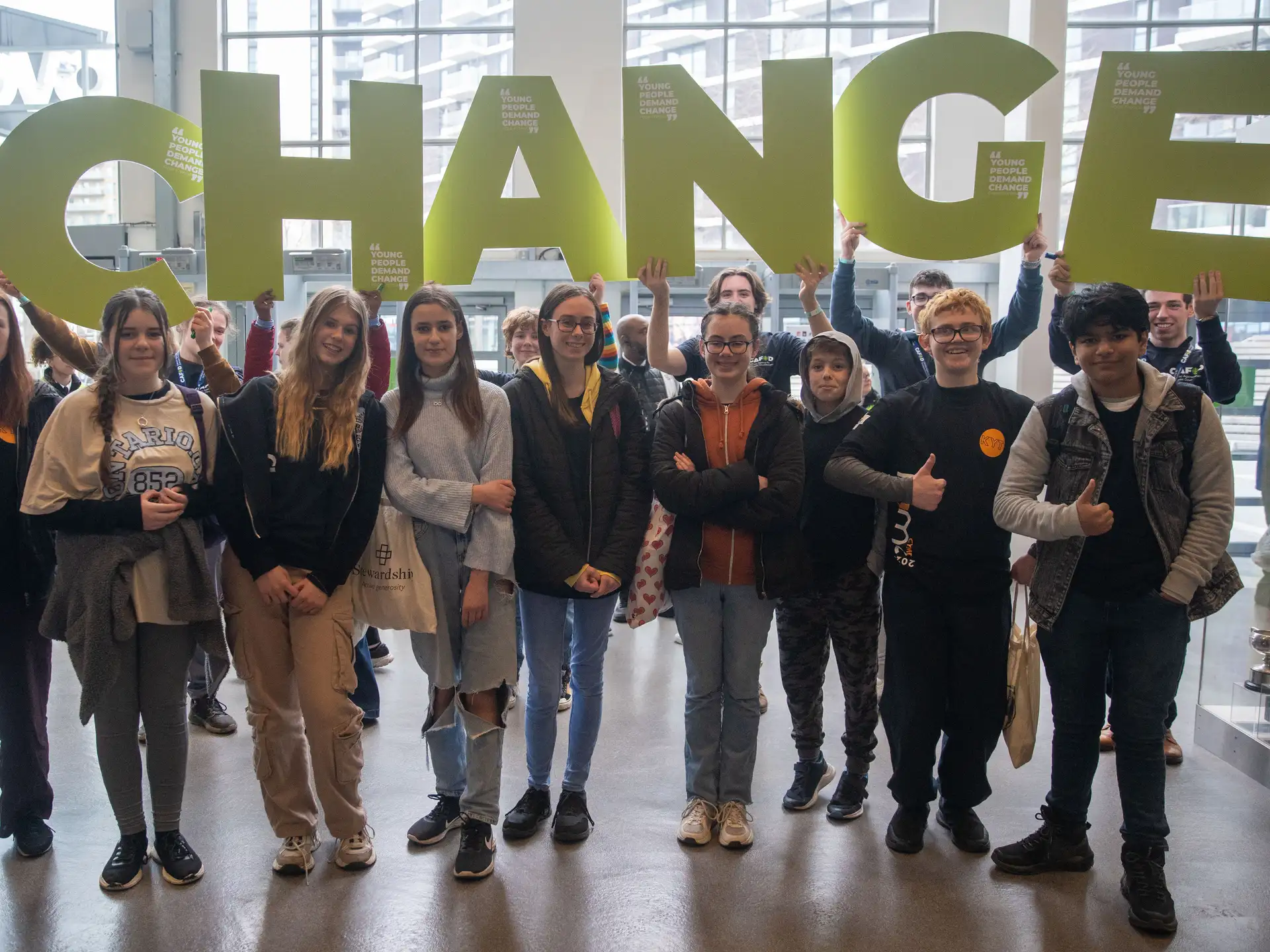 Young people demand change resources