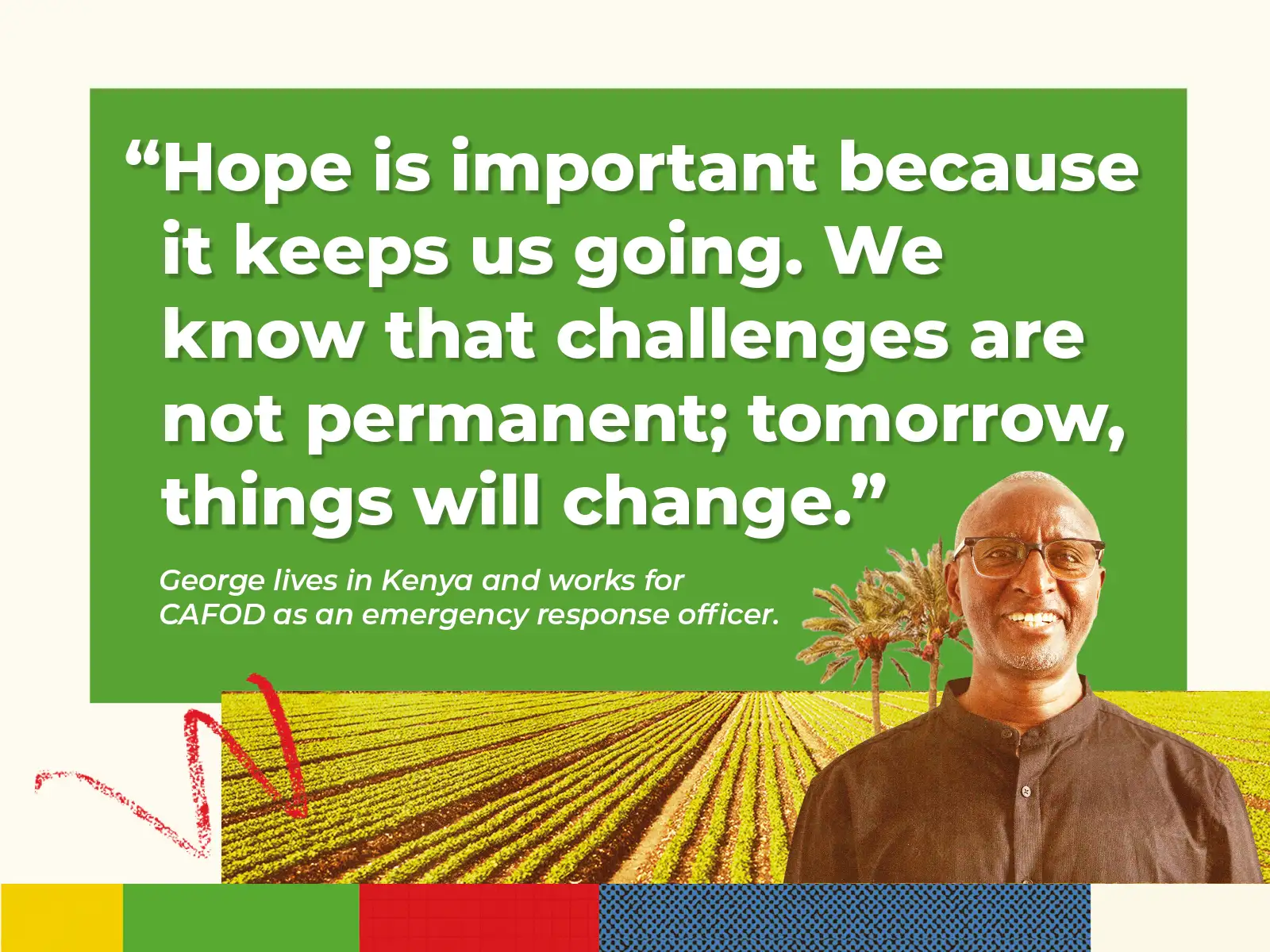 From George, CAFOD’s emergency response officer in Kenya