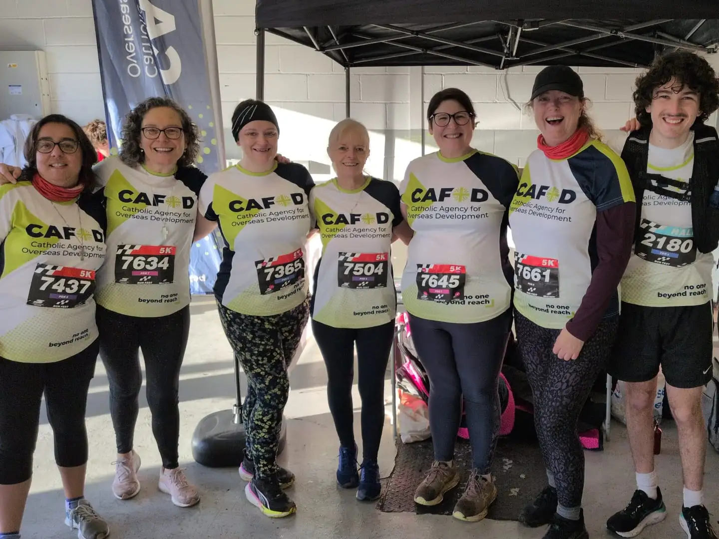 CAFOD runners shine at RunFest Silverstone