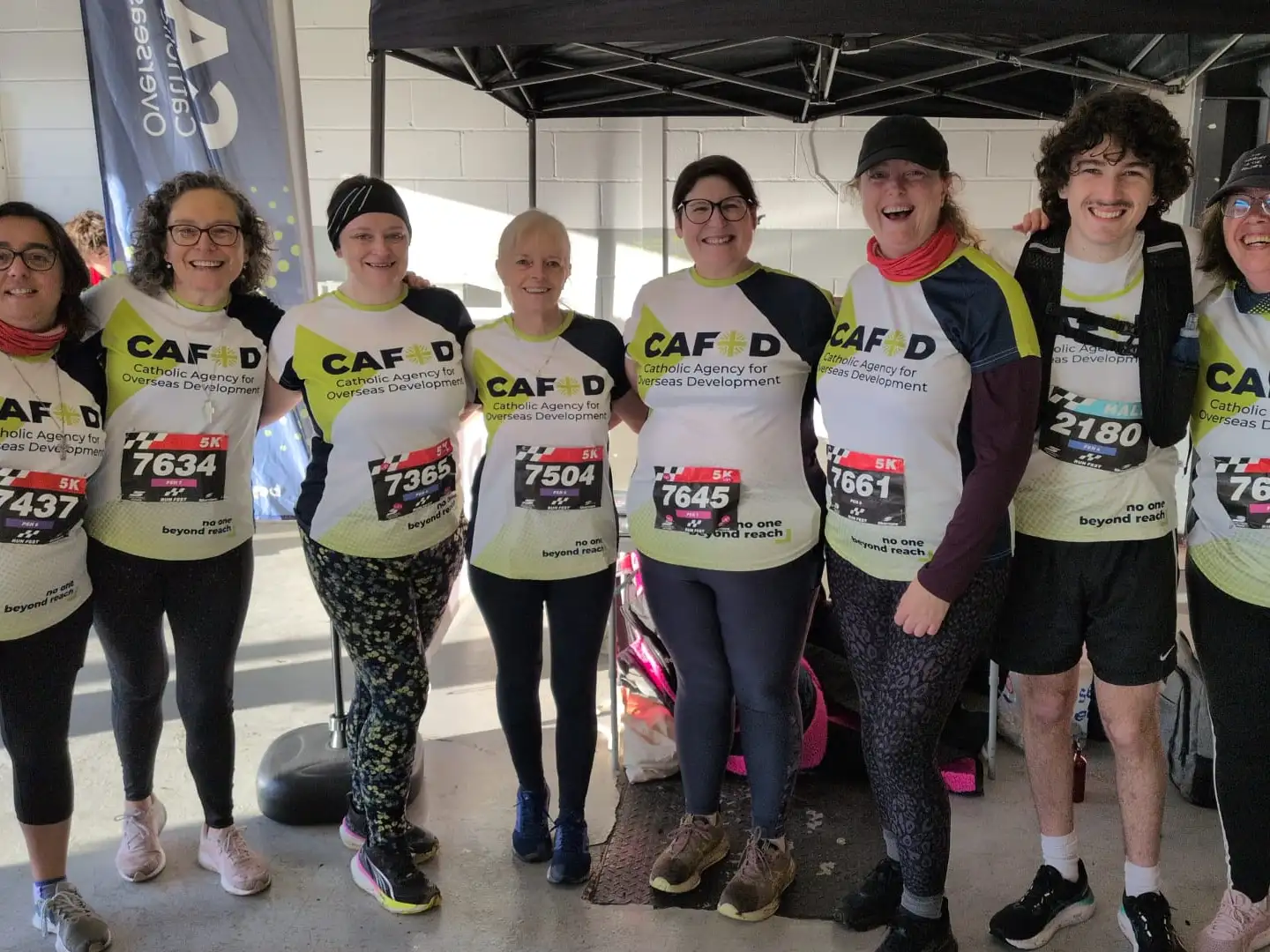 CAFOD Runners Shine at RunFest Silverstone