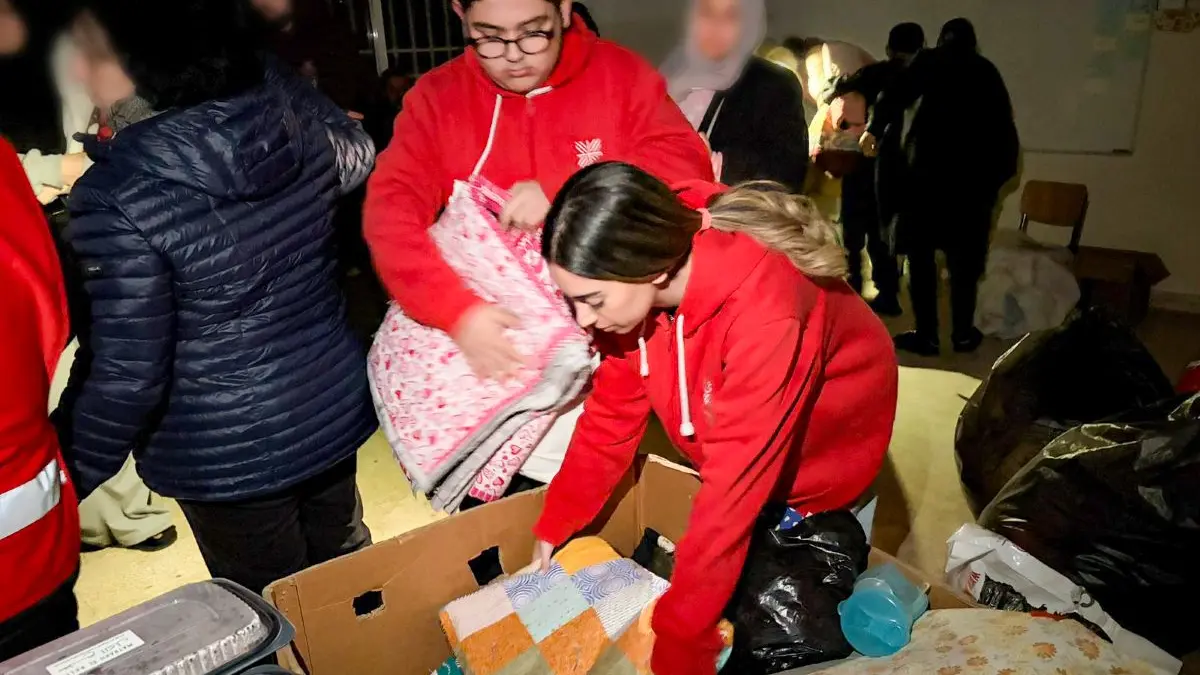 Caritas members supporting communities in Lebanon