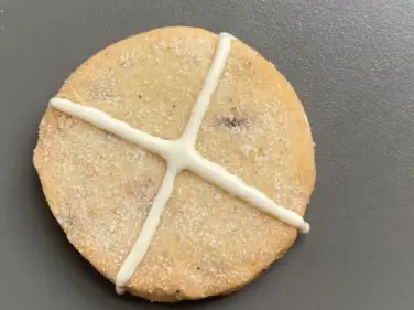 Hot Cross Bun Shortbread