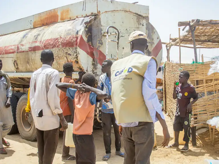 Sudan fundraising poster