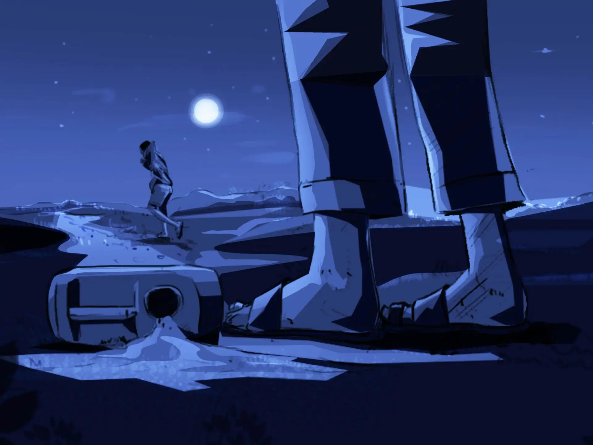 A journey in the dark