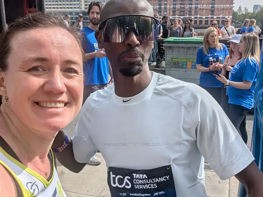 Maria and Mo Farah