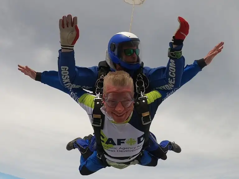 Sky high for humanity: One CAFOD supporter’s soaring adventure