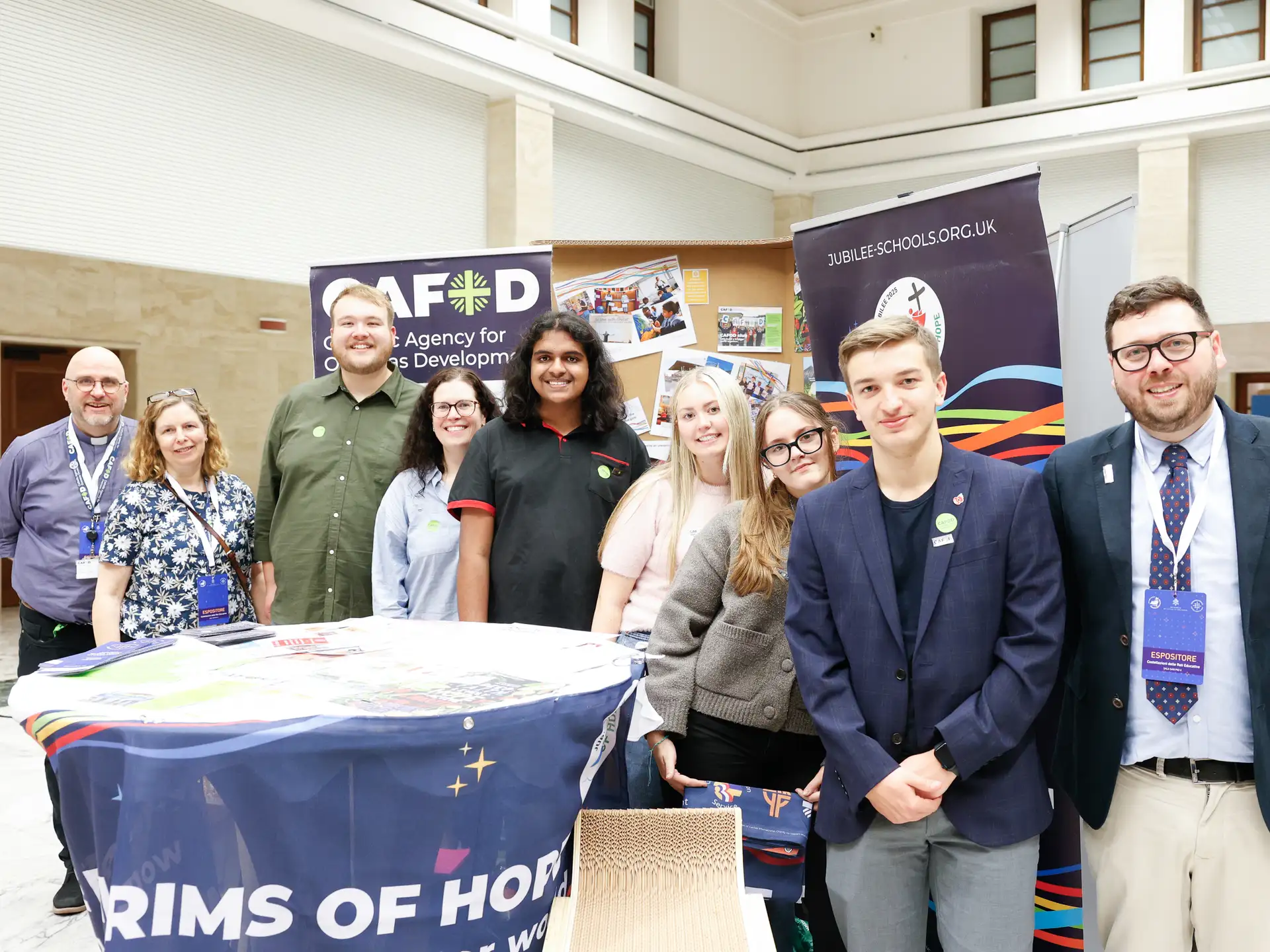 The Jubilee for Education CAFOD delegation