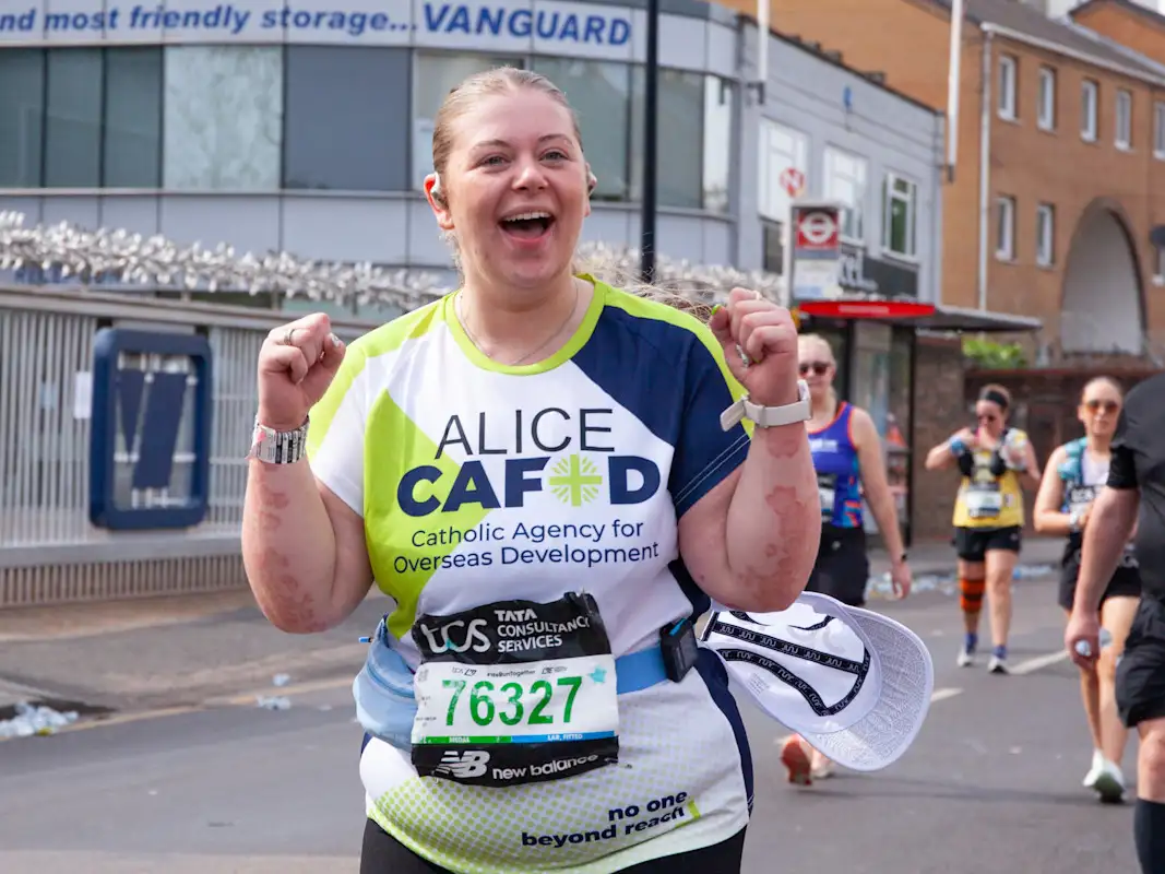 Alice at the London Marathon
