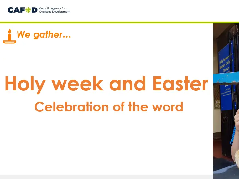 Holy week Celebration of the word