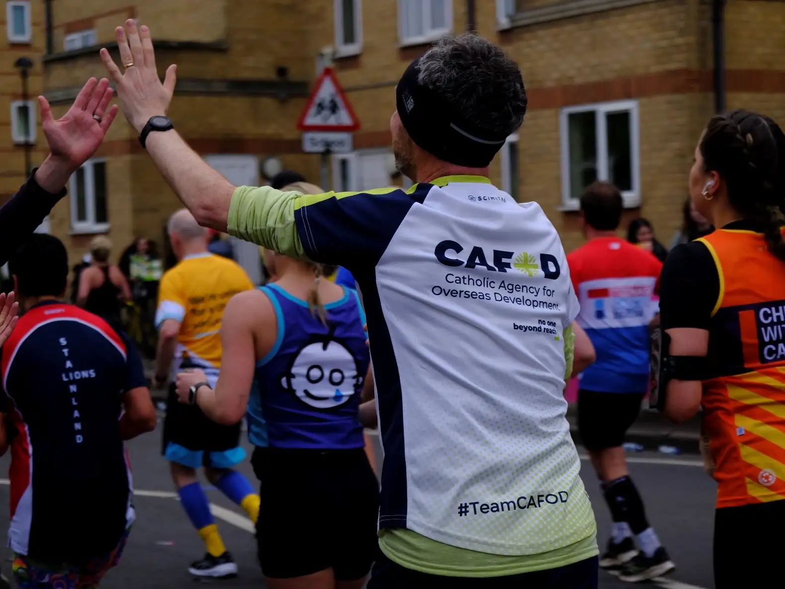 Andy Running for CAFOD