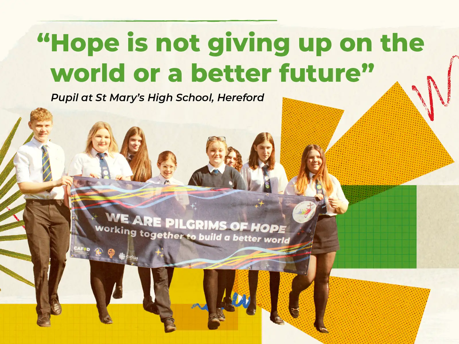 From a young person at St Mary’s High School, Hereford.