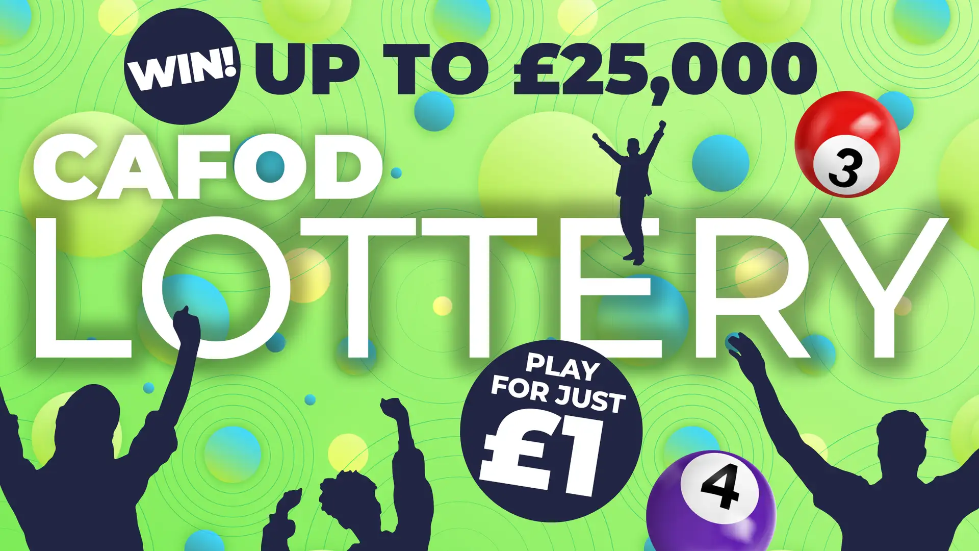 Enter for £1. Win £25,000. Help make a real difference.