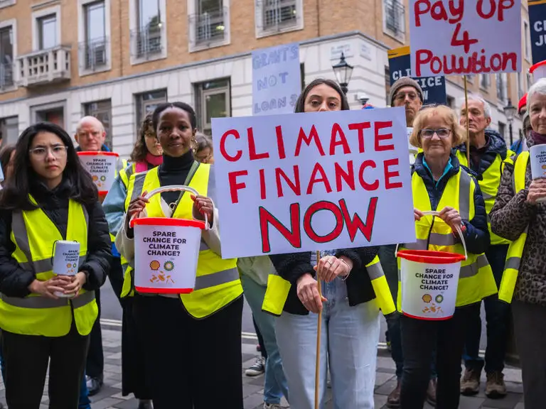 UK - Westminster - Climate finance stunt - Photo for COP29 outcomes story.jpg