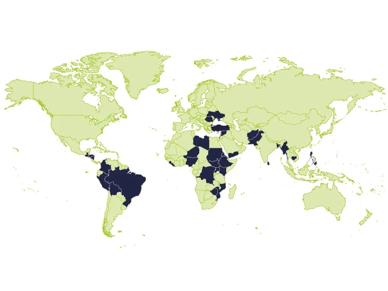 Our global impact map