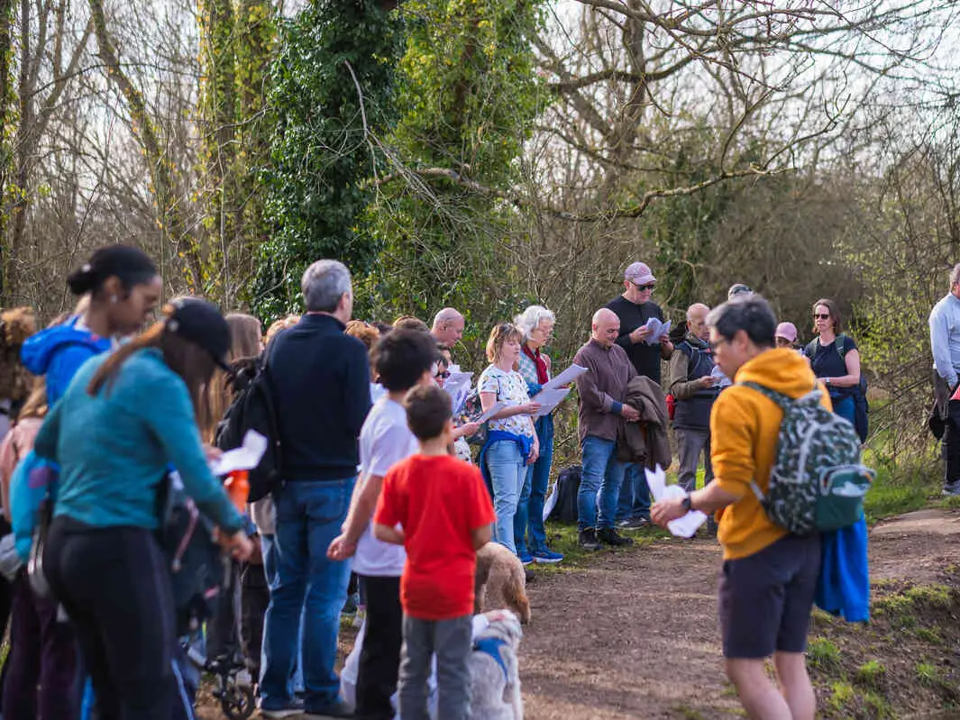 Big Lent Walk reading