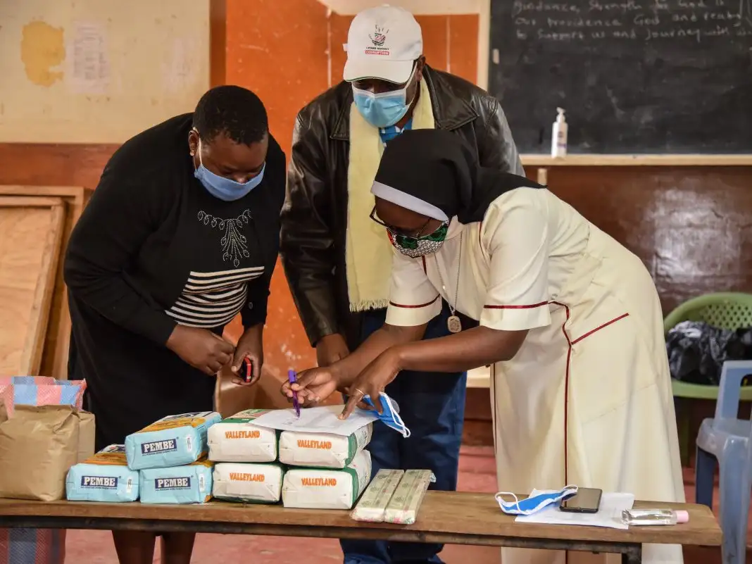 Caritas Nairobi coronavirus supplies