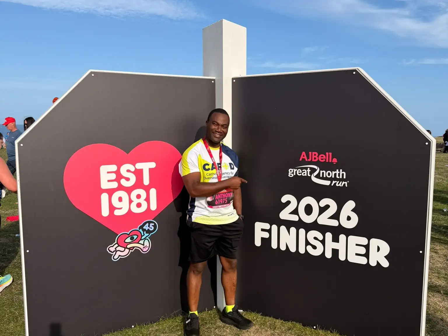 FR Anthony at the Great North Run 26