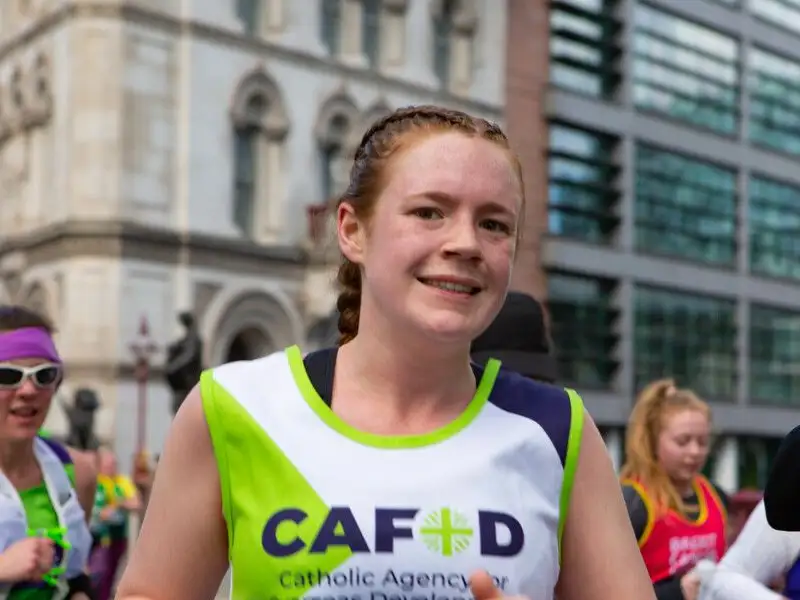 Eleanor running for CAFOD