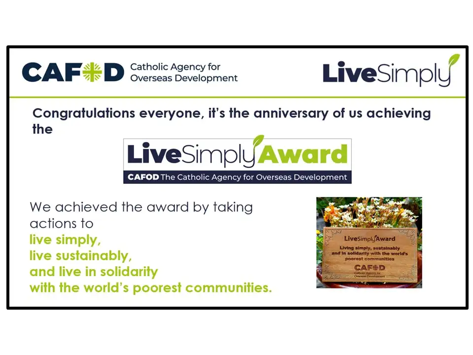 LiveSimply anniversary assembly