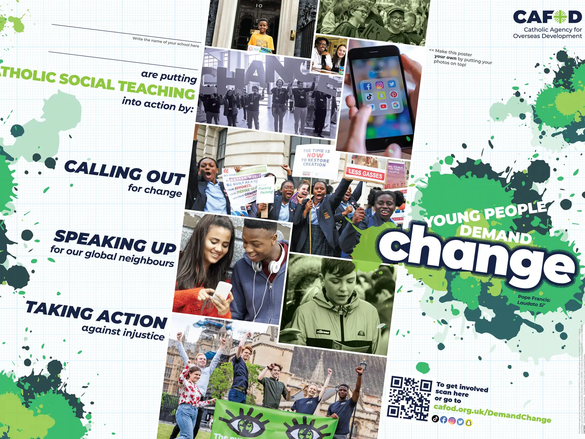 Order Young People Demand Change poster