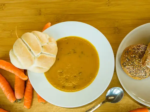 Carrot and coriander soup