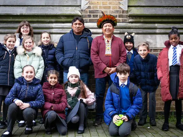 Davi and Dario Kopenawa UK visit