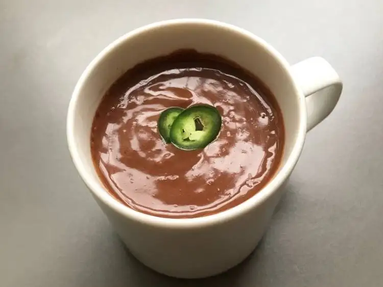 Colombian spicy hot chocolate