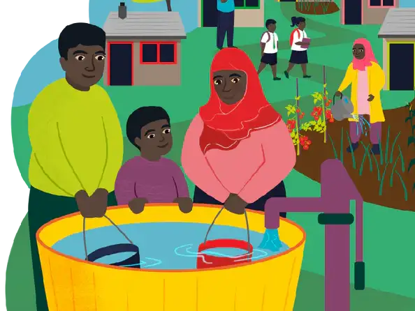 A community water supply: £750