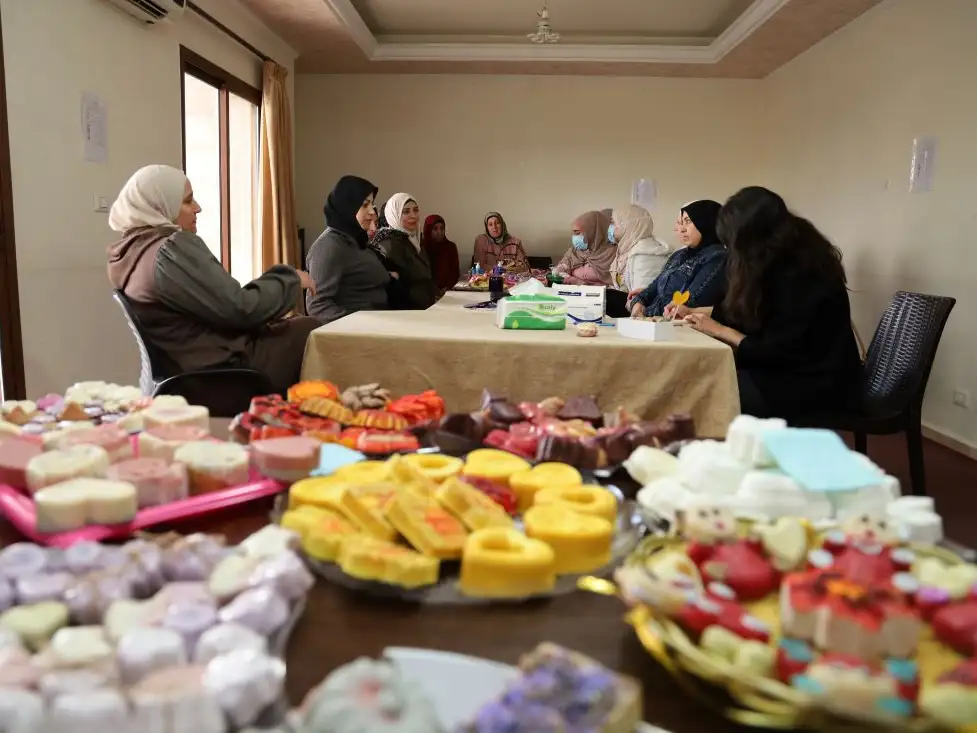 Lebanon - vocational trainees being interviewed