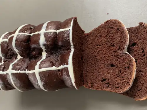 Chocolate Hot Cross Buns