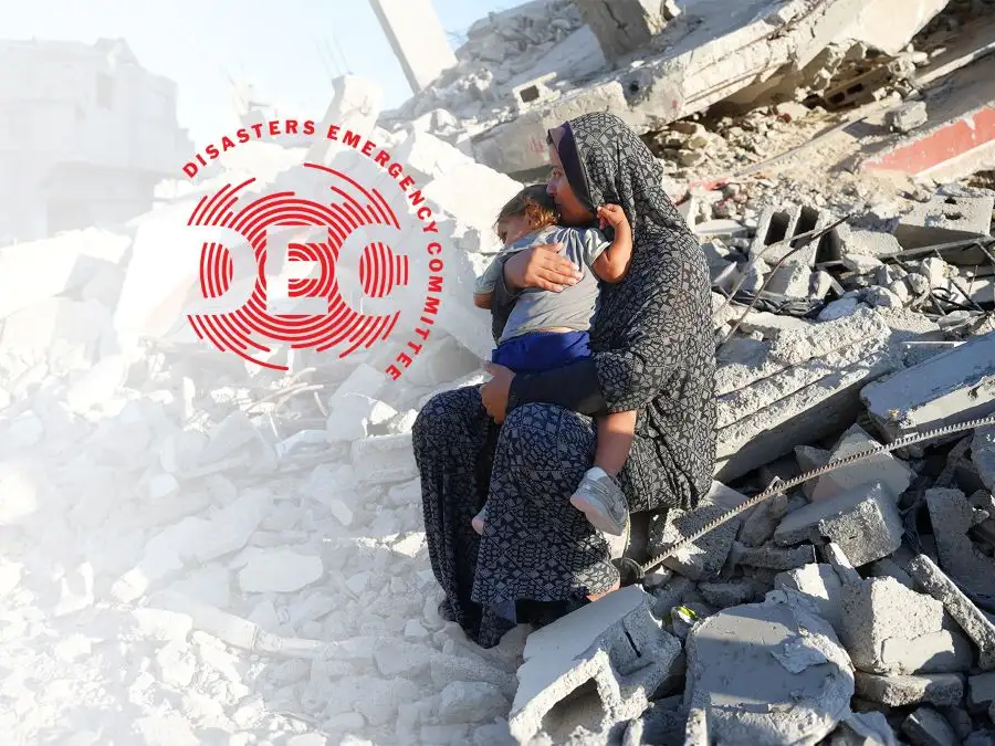 Working together with donors - DEC Middle East Humanitarian Appeal